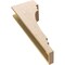 Ekena Millwork 6"W x 12"D x 36"H Thin Pescadero Rough Cedar Woodgrain TimberThane Corbel, Primed Tan CORUR06X12X36PECRCPR - alternate 3